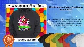 Minnie Mouse Easter Egg Happy Easter Shirt
