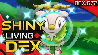 FAST MUSIC POKERADAR! SHINY SKIDDO!! Live Reaction! Quest For Shiny Living Dex #672 | Pokemon XY