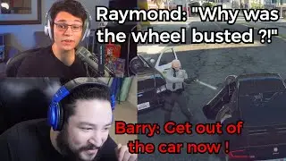Intentional or Luck? Ray C's wheel got shot during getaway | NoPixel