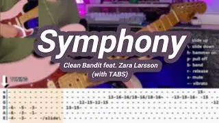 Symphony | with TABS |【Guitar Cover】|&copy;Clean Bandit feat. Zara Larsson