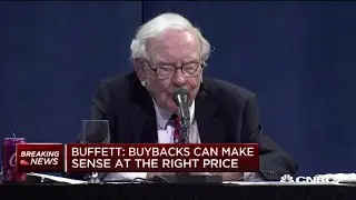 Warren Buffett: Buybacks can make sense at the right price