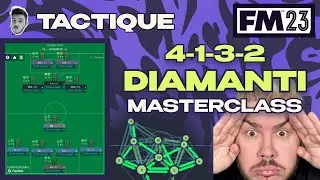 FM23 — PRÉSENTATION TACTIQUE — 4-1-3-2 DIAMANTI
