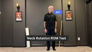 Neck Rotation Range of Motion Test | Assess Neck Flexibility and Mobility