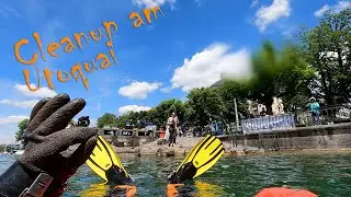Cleanup Utoquai mit Scuba Viva 2025