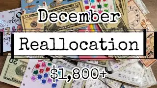 Challenge Reallocation || December || #savingschallenges || #sinkingfunds || #cashstuffing 