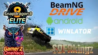BeamNG Drive Winlator Emulator Snapdragon 8 Elite Oneplus 13 Gameplay