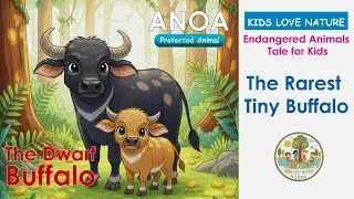 Meet the Anoa: The Smallest Buffalo in the World! | Endangered Species for Children | Dwarf Buffalo