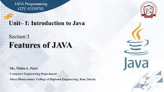 Features of JAVA | Unit-1:Introduction to JAVA | Lecture 2