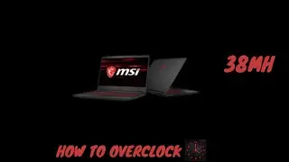 How to overclock your labtop for the best mining performance ⛏⛏