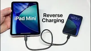 iPad Mini - How To Reverse Charge Devices (Like an iPhone!)