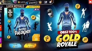 OB52 100% Gold Royale Bundle Free Fire | New Event Free Fire Bangladesh Server | Free Fire New Event