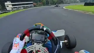 hotlap in Sentul Karting Circuit Indonesia 2nd time using Senior engine Rok engine with 401rr 2024 