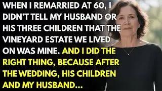When I got remarried it saved me, that I didn't tell my husband or his children the winery was mi...