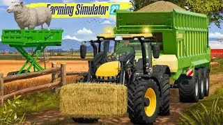 Wool Selling & Straw Delivered With JCB Tractor In Fs23 | Fs23 Full Gameplay | Timelapse |