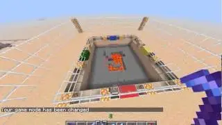 Cool spleef arena in Minecraft