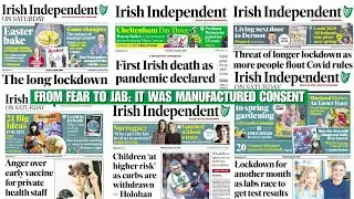 Irish Independent Newspaper Headlines Reveal the Covid-19 Injection Coercion Timeline