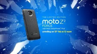Limited Edition Moto Z2 Force with Moto TurboPower Mod | Launch Event