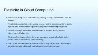 Elasticity in Cloud Computing | Cloud Computing Architecture