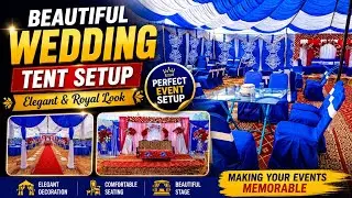 Walima Setup for 150 Guests |Traditional Walima Setup |Al Hafiz Events Liaquatpur |Hafiz Zulqarnain 