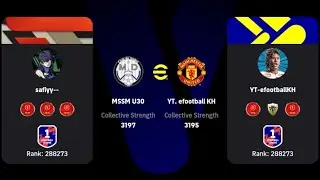 eFootball 2026 mobile Vs safiyy- -🔥Defeat Game !!😌🙄