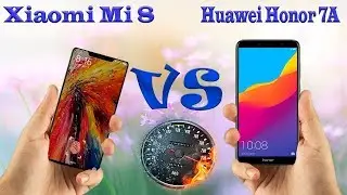 Xiaomi Mi 8 VS Huawei Honor 7A 📱FULL COMPARE📱