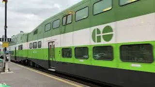GO Transit - Lakeshore West Train Departing Mimico 2021/10/10