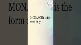 Meaning of the term Monarchy | Adv Melisa Rodrigues