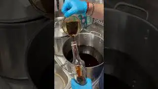 How to make our homemade Roasted Brown Sugar Syrup? It&rsquo;s a secret 🤫 #boba #bubbletea