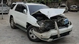 Toyota Surf Full Front Accident | Car Damage Assessment & Repair