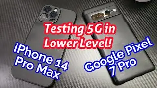 iPhone vs Google Phone: Data Speeds in Lower Level | Verizon 5G Ultrawide Band C Band N77
