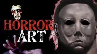 Horror Art - Painting Timelapse Sculpting Art