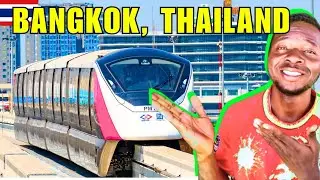 BANGKOK New MRT PINK Monorail Metro Line Bangkok Open Now รถไฟฟ้าสีชมพู