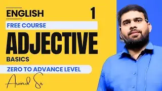 🔥{ Adjective - 1}  Free! English Course  || SSC CGL NDA CDS TGT PGT etc. || by Arvind Sir