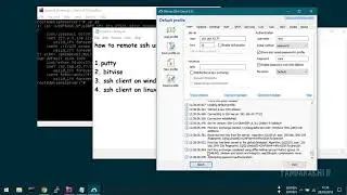 How To Remote SSH Server with Putty, Bitvise, and Linux SSH Client