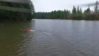 Phantom 4 - Chasing RC Watercraft - Lacamas Lake