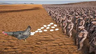 chicken vs zombies game ||chicken versus zombie || giant chicken vs zombies