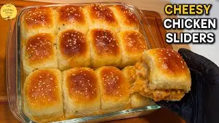 👉 Chicken Sliders Recipe | Easy Cheesy Pull-Apart Sliders