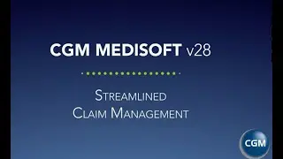 Medisoft v28 Claim Management