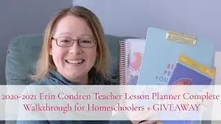 2020-2021 Erin Condren Teacher Lesson Planner Full Walkthrough