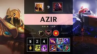 Azir Top vs Sion - VN Grandmaster Patch 25.17