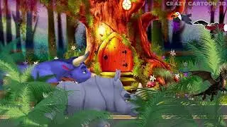 animals | animal | animal stampede | animal race | crazy cartoon 3d | horse stampede