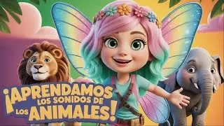 Divi&eacute;rtete aprendiendo los SONIDOS de los Animales con Miss Pixie! 🦁🐘 | Video Educativo para Ni&ntilde;os!