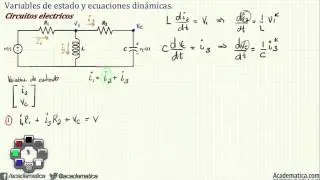 Ecuaciones dinamicas de circuitos electricos ejemplo 1