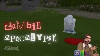 THE SIMS 4 - ZOMBIE APOCALYPSE MOD - can my sim prep for armageddon and survive a zombie outbreak?!