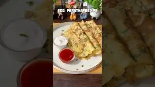 Trending Recipe Of Egg Paratha #shorts #trending #eggparatha #egg  #recipe #shortsvideo #paratha