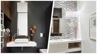 75 Mid-sized And Huge Powder Room Design Ideas You'll Love 🔴