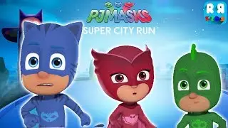 PJ Masks: Super City Run - Catboy, Owlette and Gekko Shocked Face