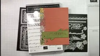 Stampin' Up! Ornate Thanks Card Tutorial