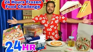 I Only Ate 24 Hours frozen food Challenge | Uttar Pradesh