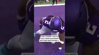All-time TD celly from Alexander Mattison 😂🎉